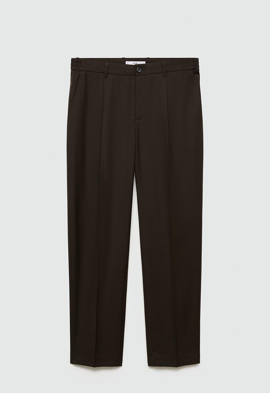 MANGO - Trousers aaron - dark brown
