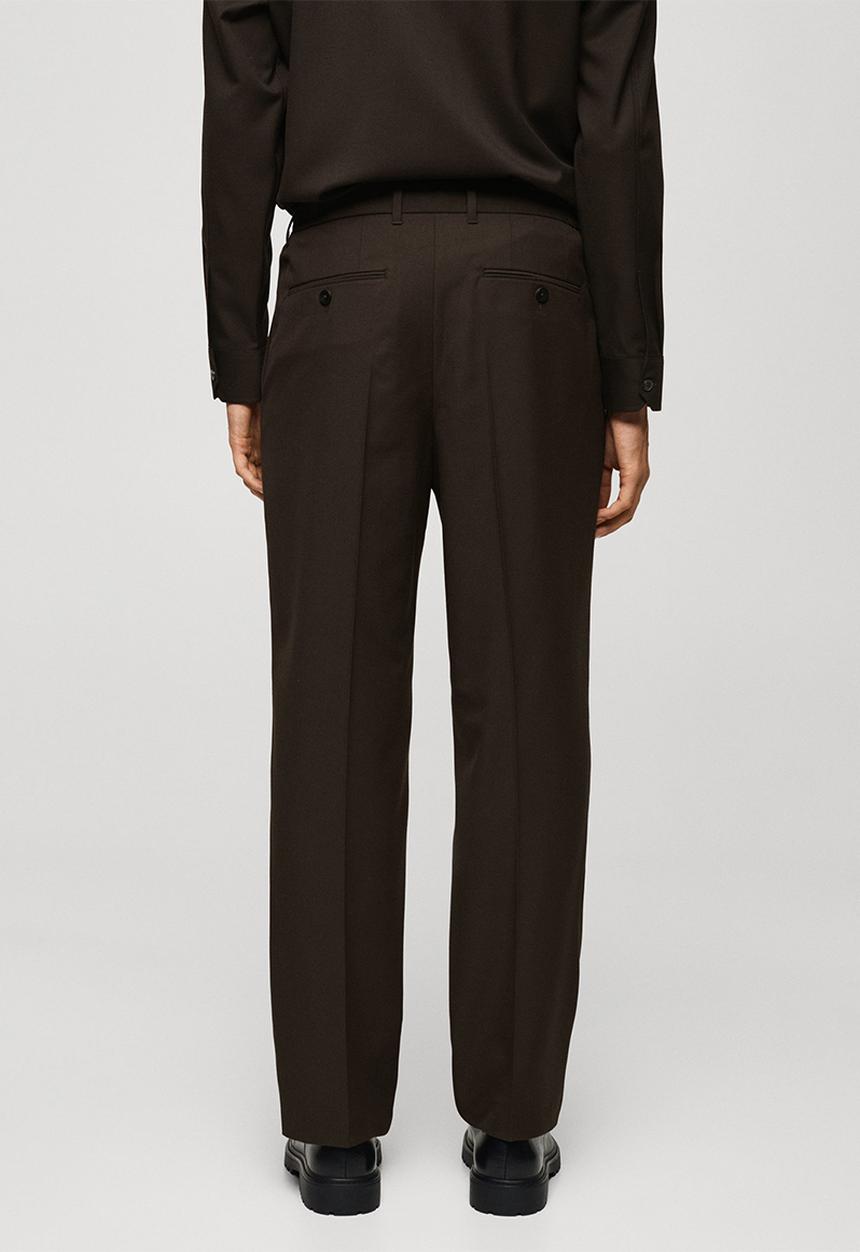 MANGO - Trousers aaron - dark brown
