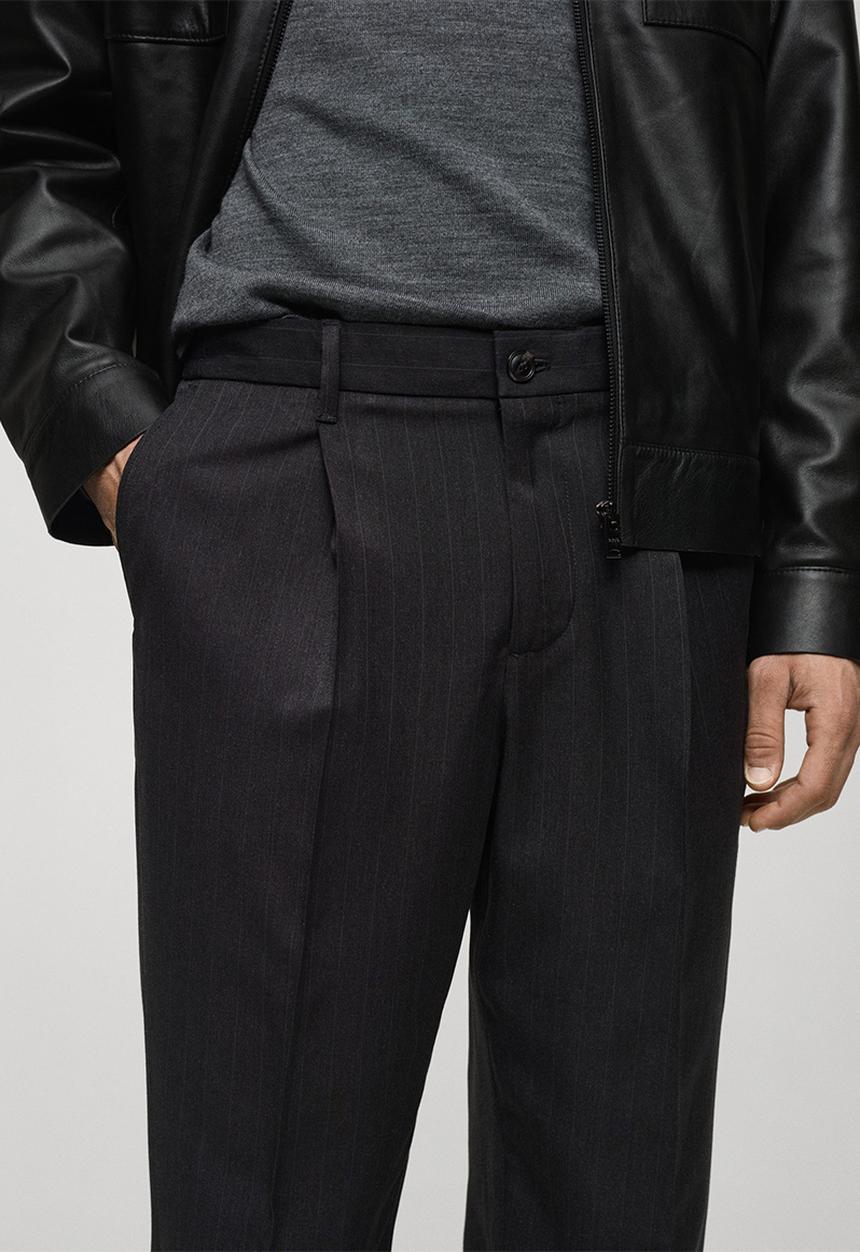 MANGO - Trousers aaron - dark grey