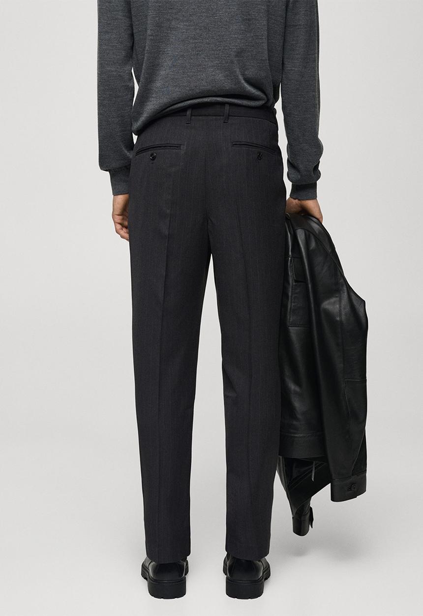 MANGO - Trousers aaron - dark grey
