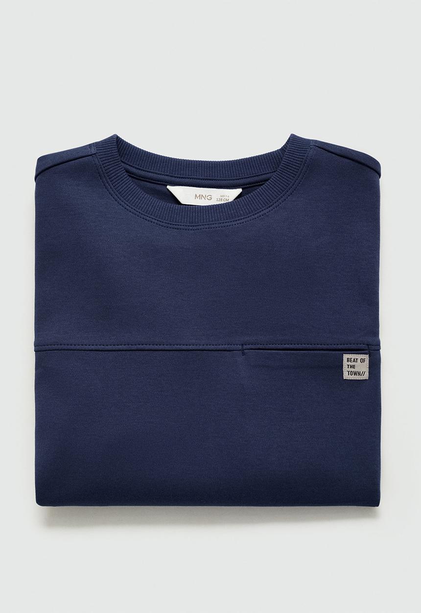 MANGO - T-shirt newbasic - navy