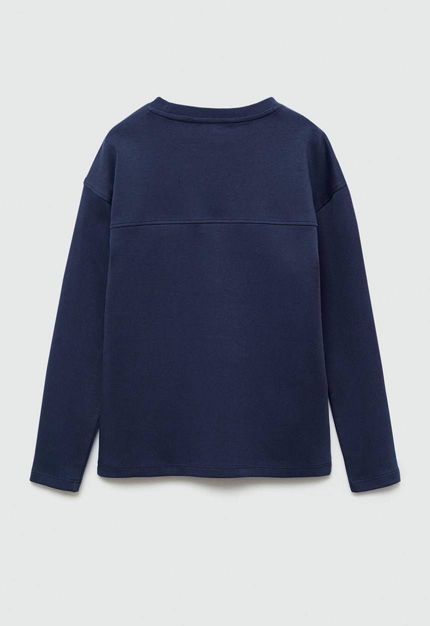MANGO - T-shirt newbasic - navy