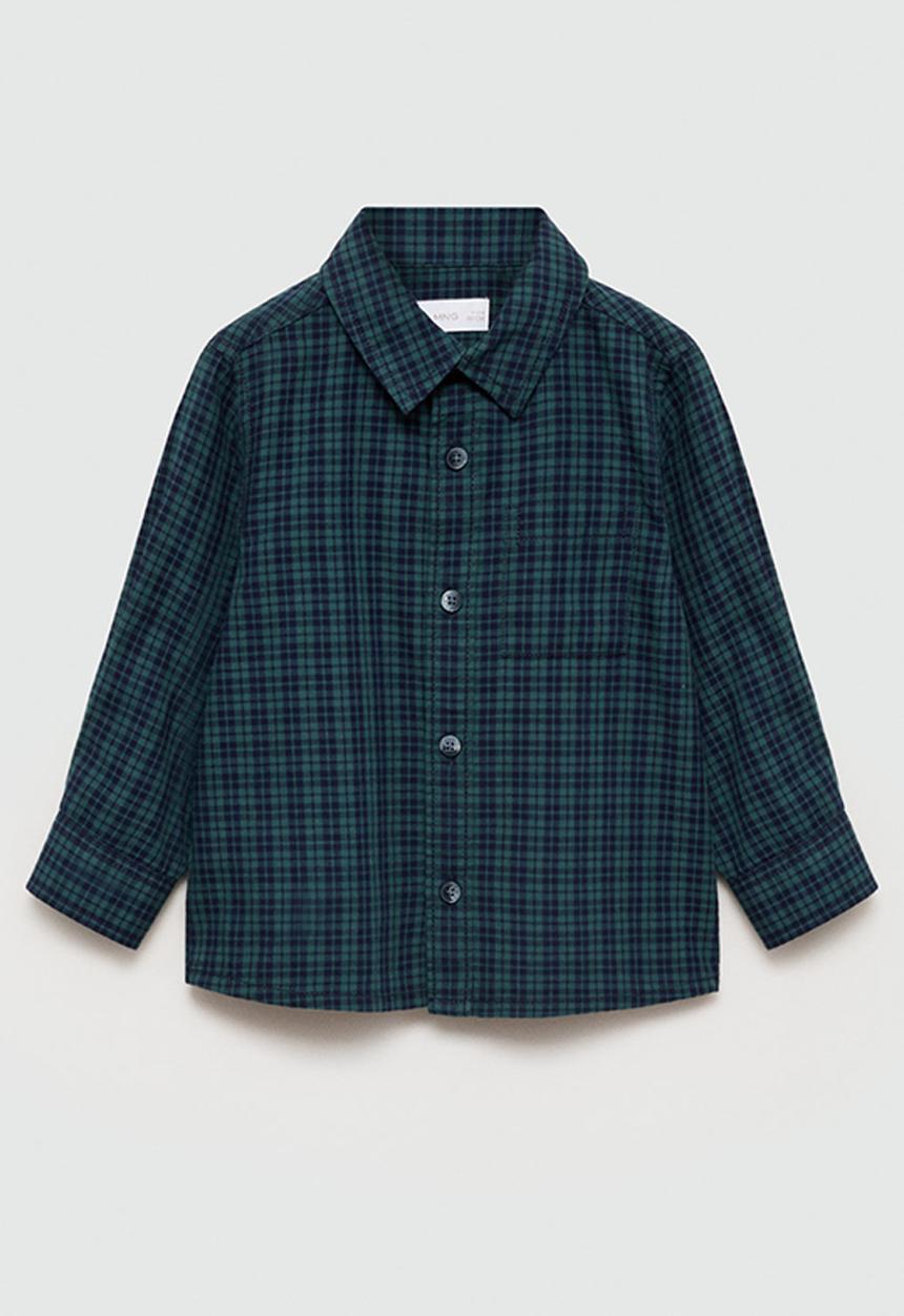 MANGO - Shirt pau - dark green