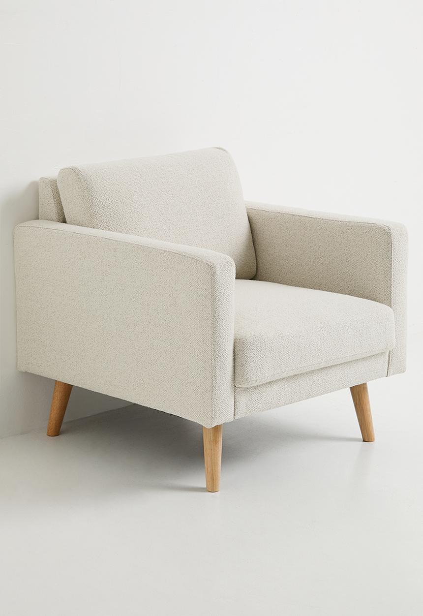 Sixth Floor - Stella armchair - cream monza