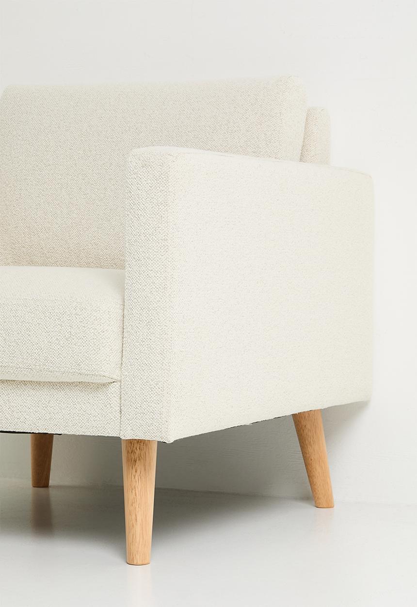 Sixth Floor - Stella armchair - cream monza