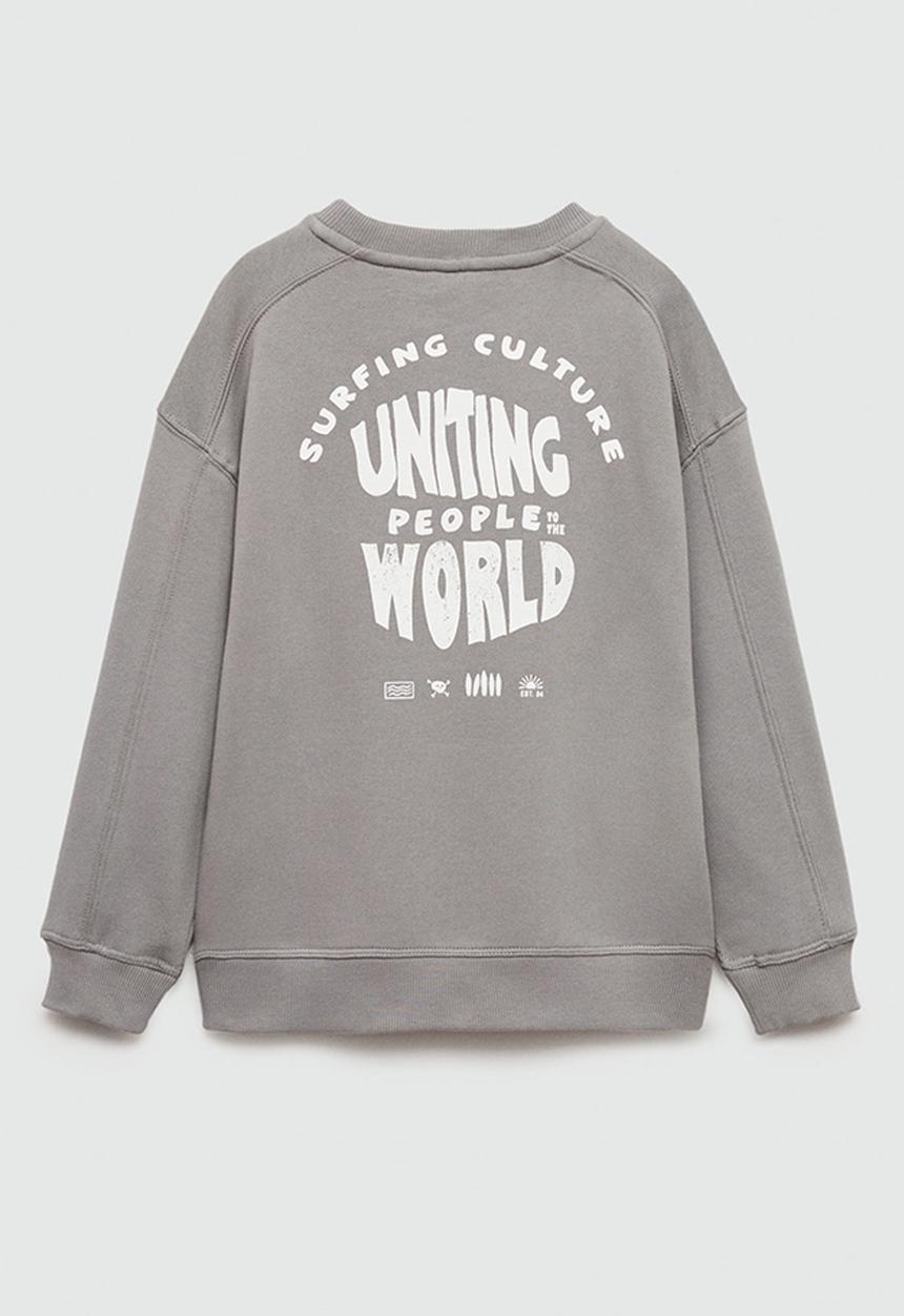 MANGO - Sweatshirt sun - grey