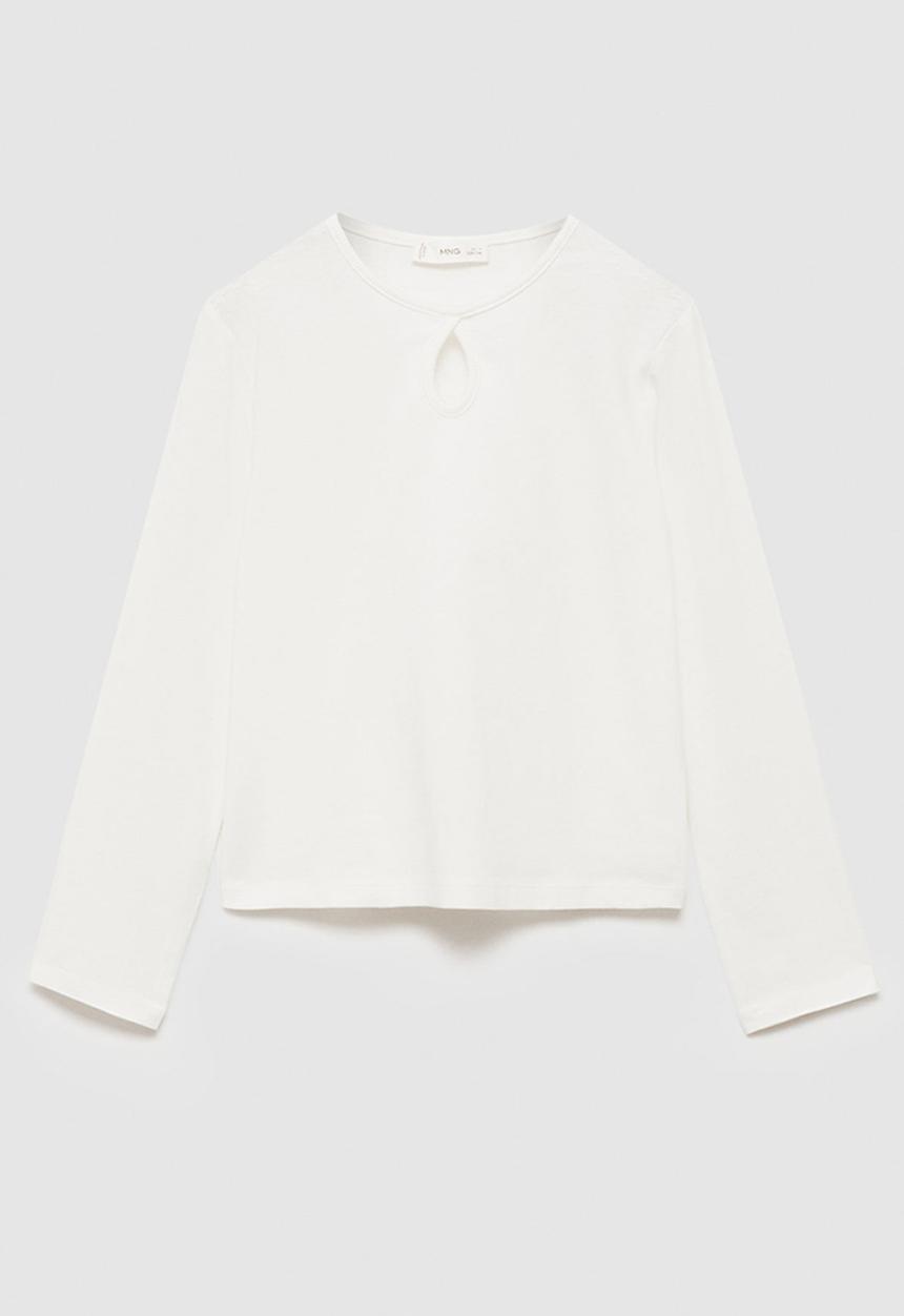 MANGO - T-shirt vico - natural
