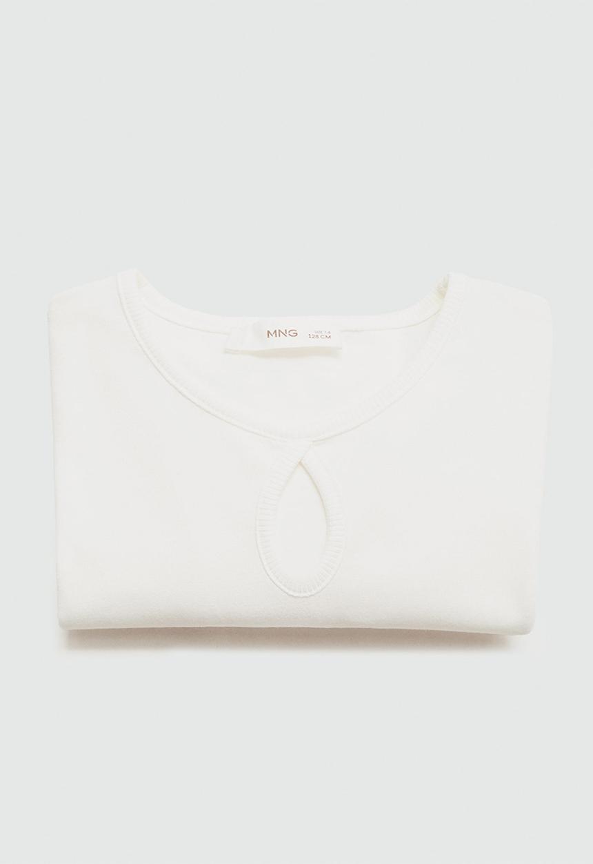 MANGO - T-shirt vico - natural