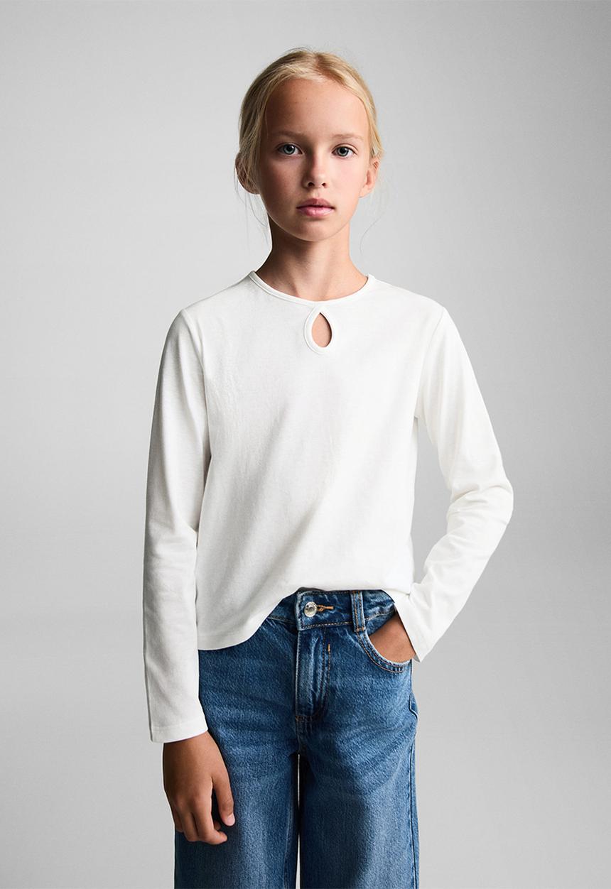 MANGO - T-shirt vico - natural