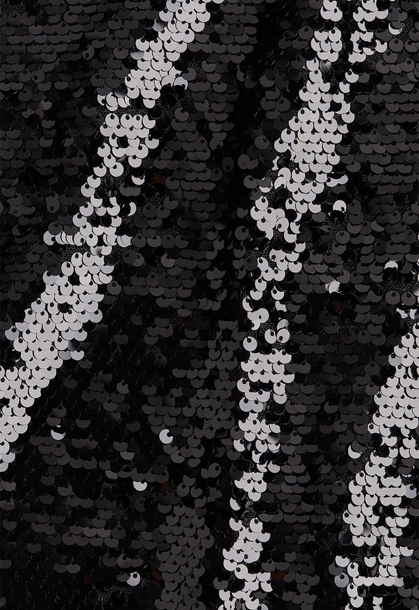 H&M - Sequined mini skirt - black