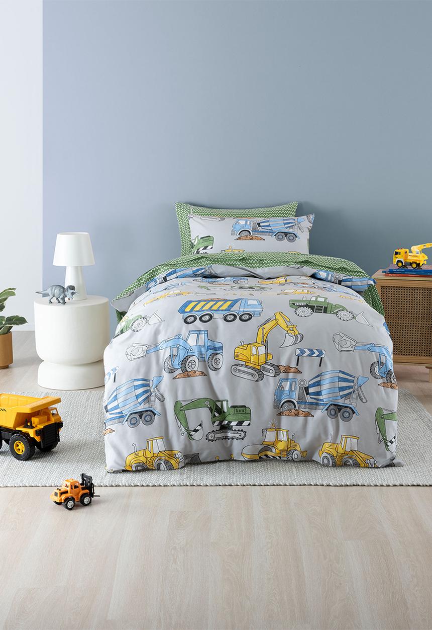 Linen House - Bedtime Building Duvet Cover Set - Multi