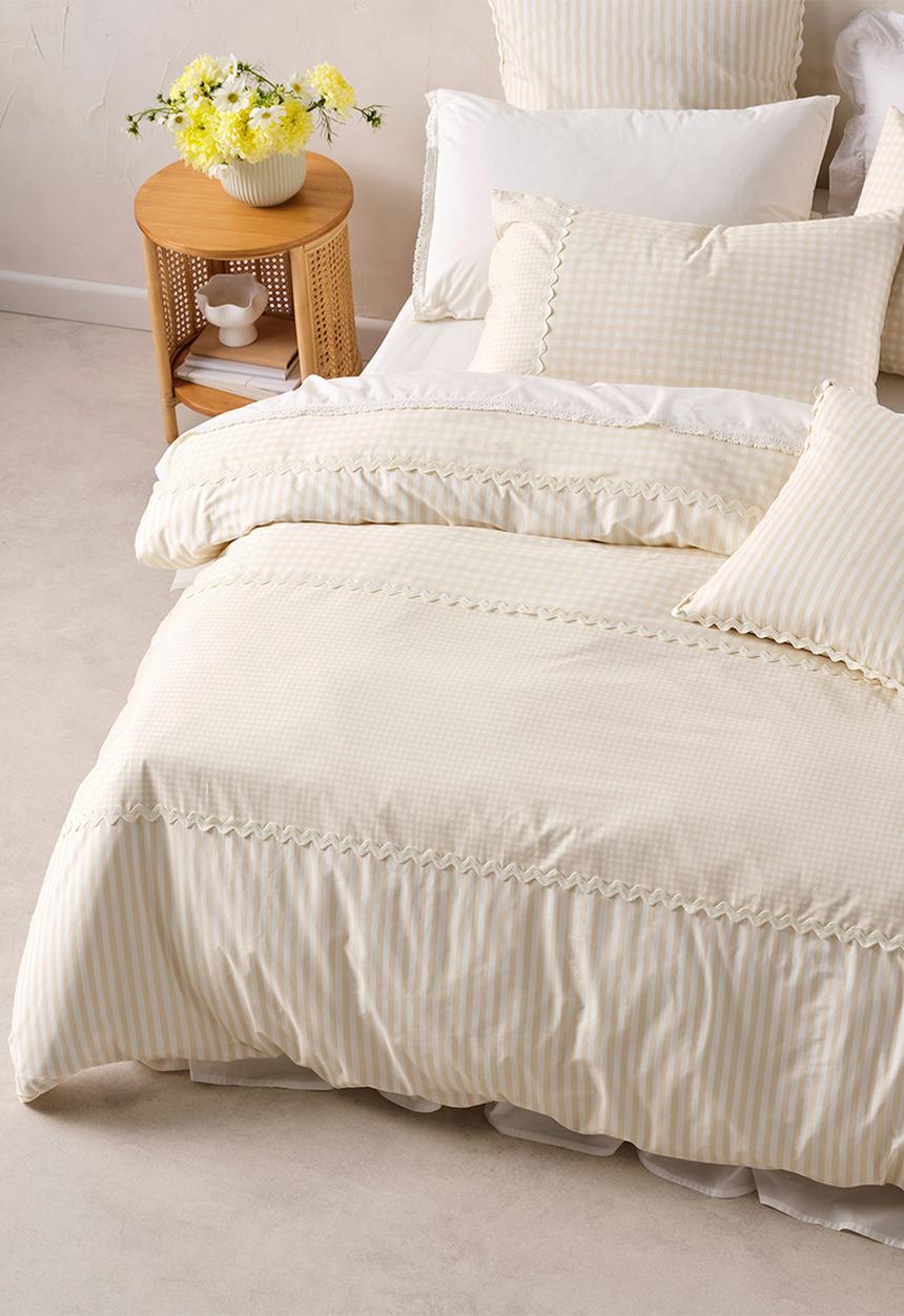 Linen House - Chica Duvet Cover Set - Natural
