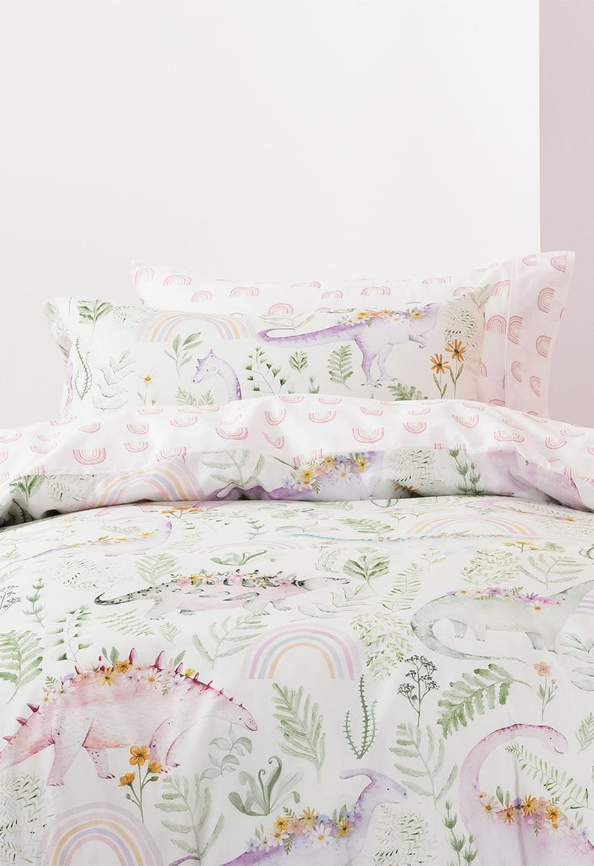 Linen House - Dino Garden Duvet Cover Set - Multi