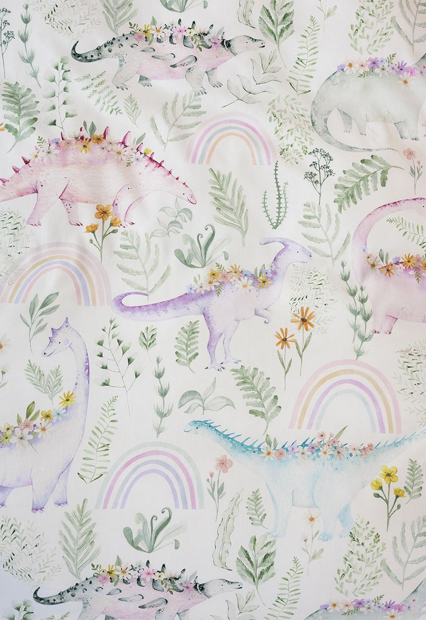 Linen House - Dino Garden Duvet Cover Set - Multi