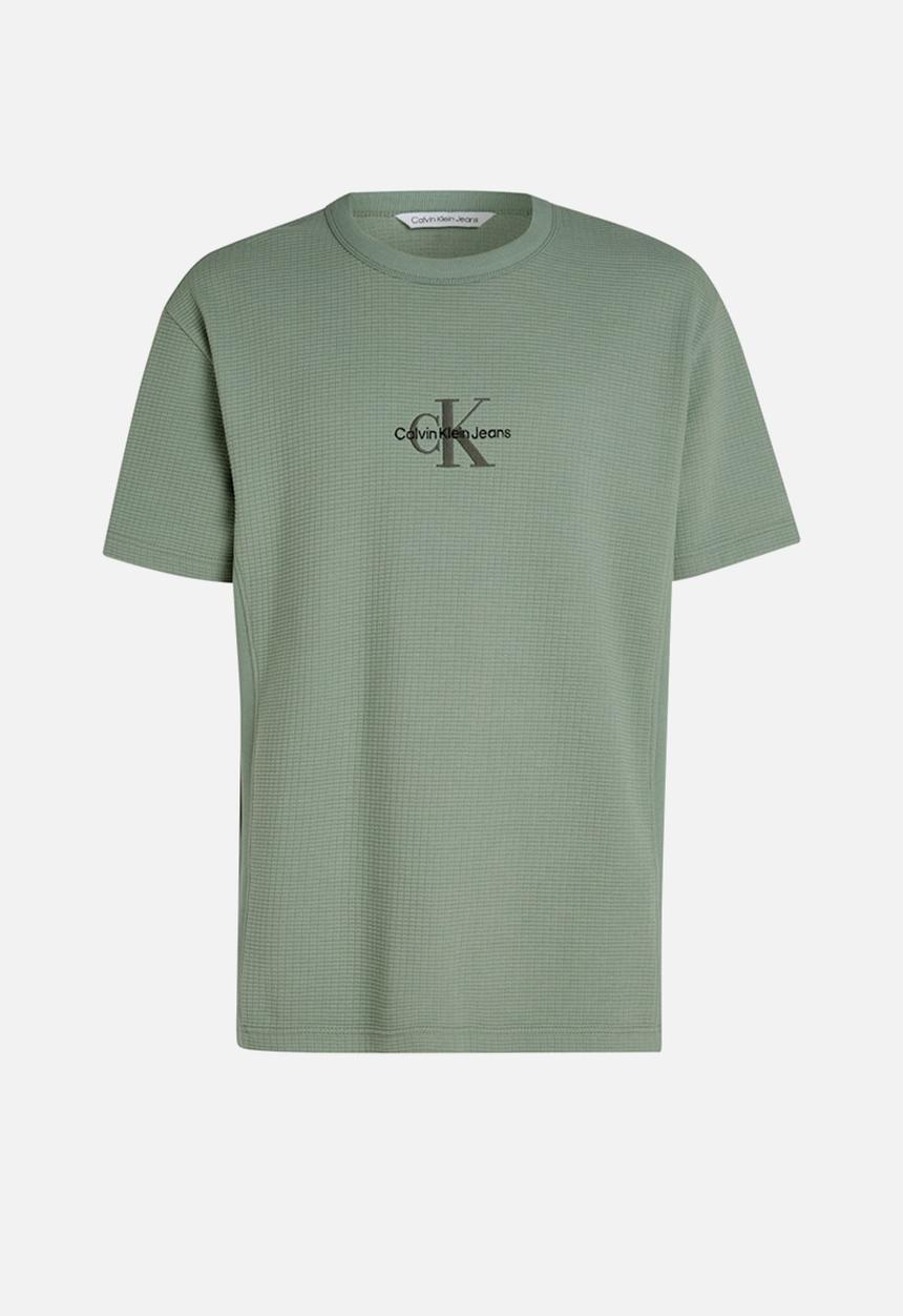 Calvin Klein - City grid short sleeve tee - slate grey