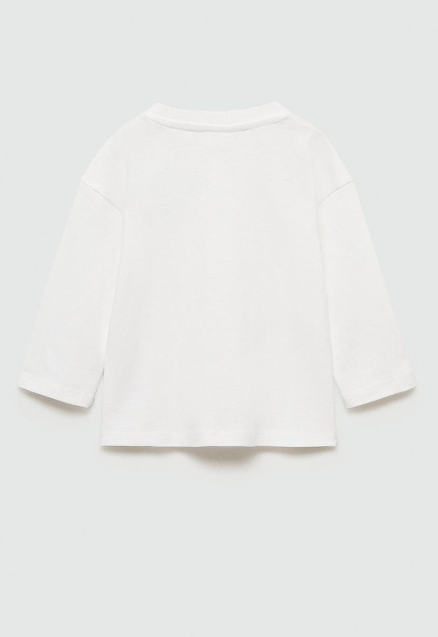 MANGO - T-shirt foca - natural