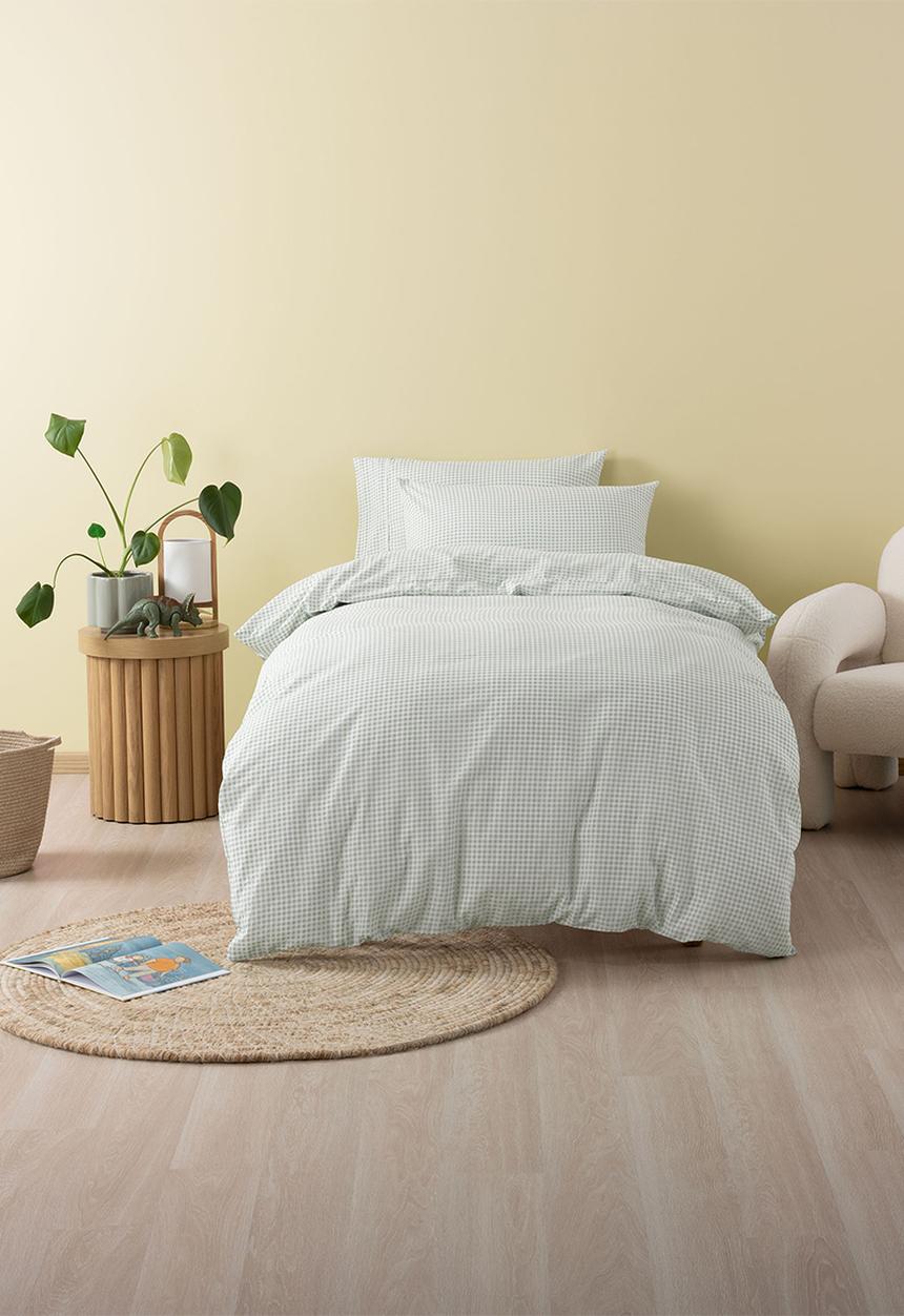 Linen House - Jagger Duvet Cover Set - Sage