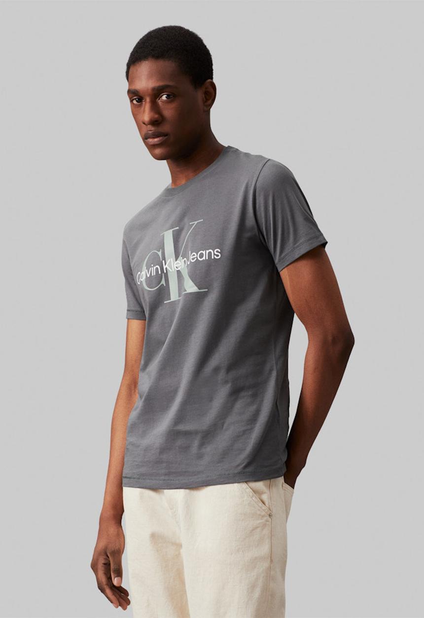 Calvin Klein - Seasonal monologo tee - endless grey