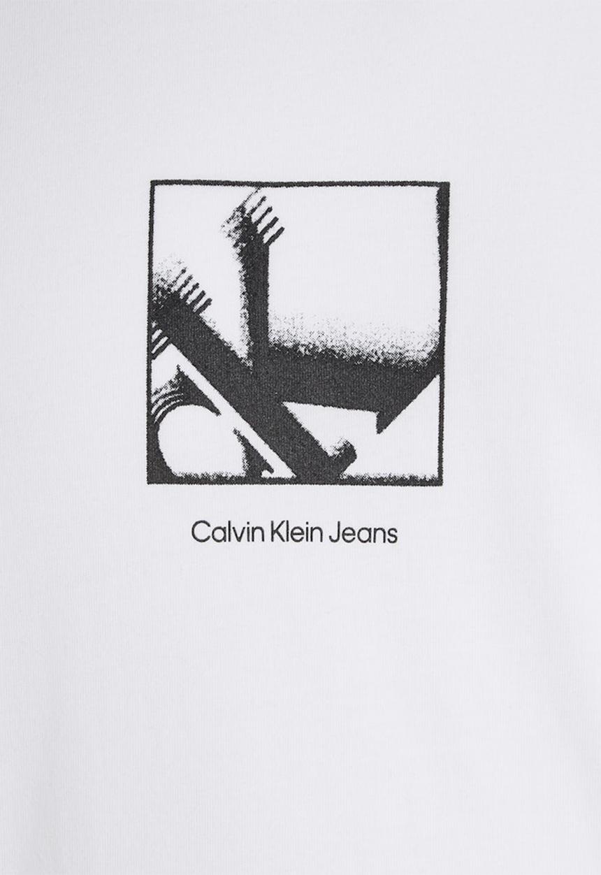 Calvin Klein - Grid box tee - bright white
