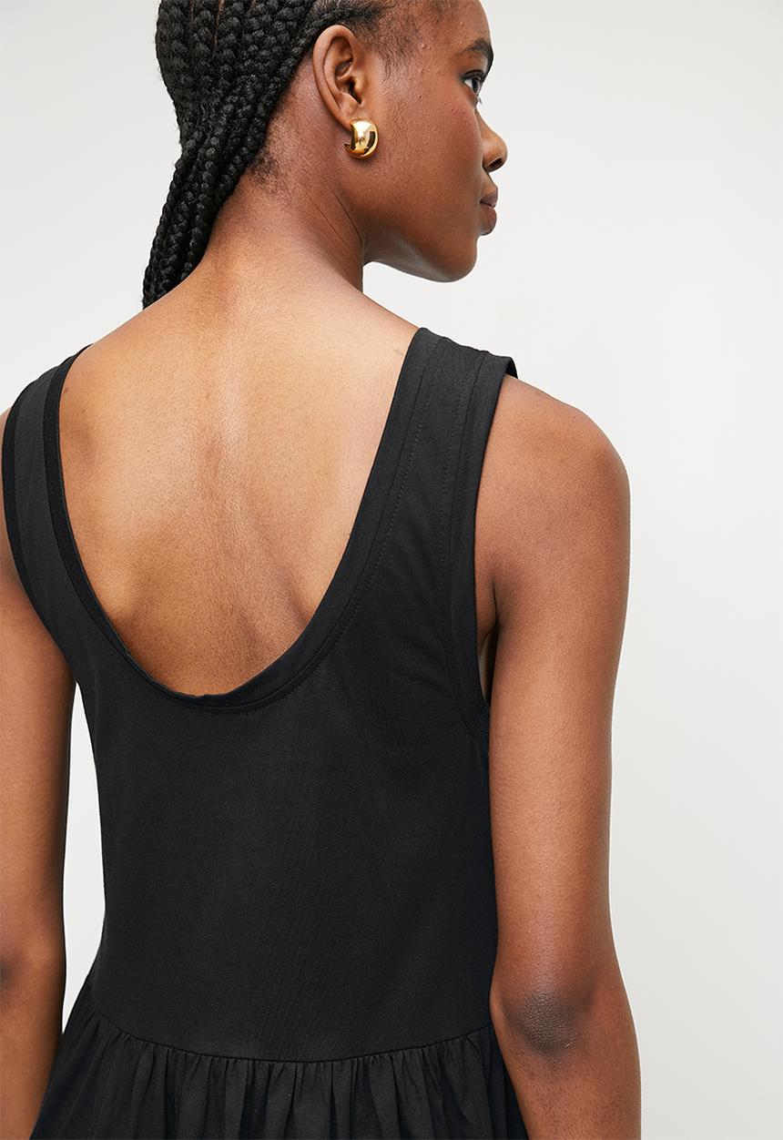 Superbalist - Dropwaist T-shirt Midi Dress - Black