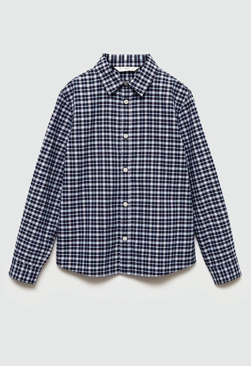 MANGO - Shirt nacho - medium blue