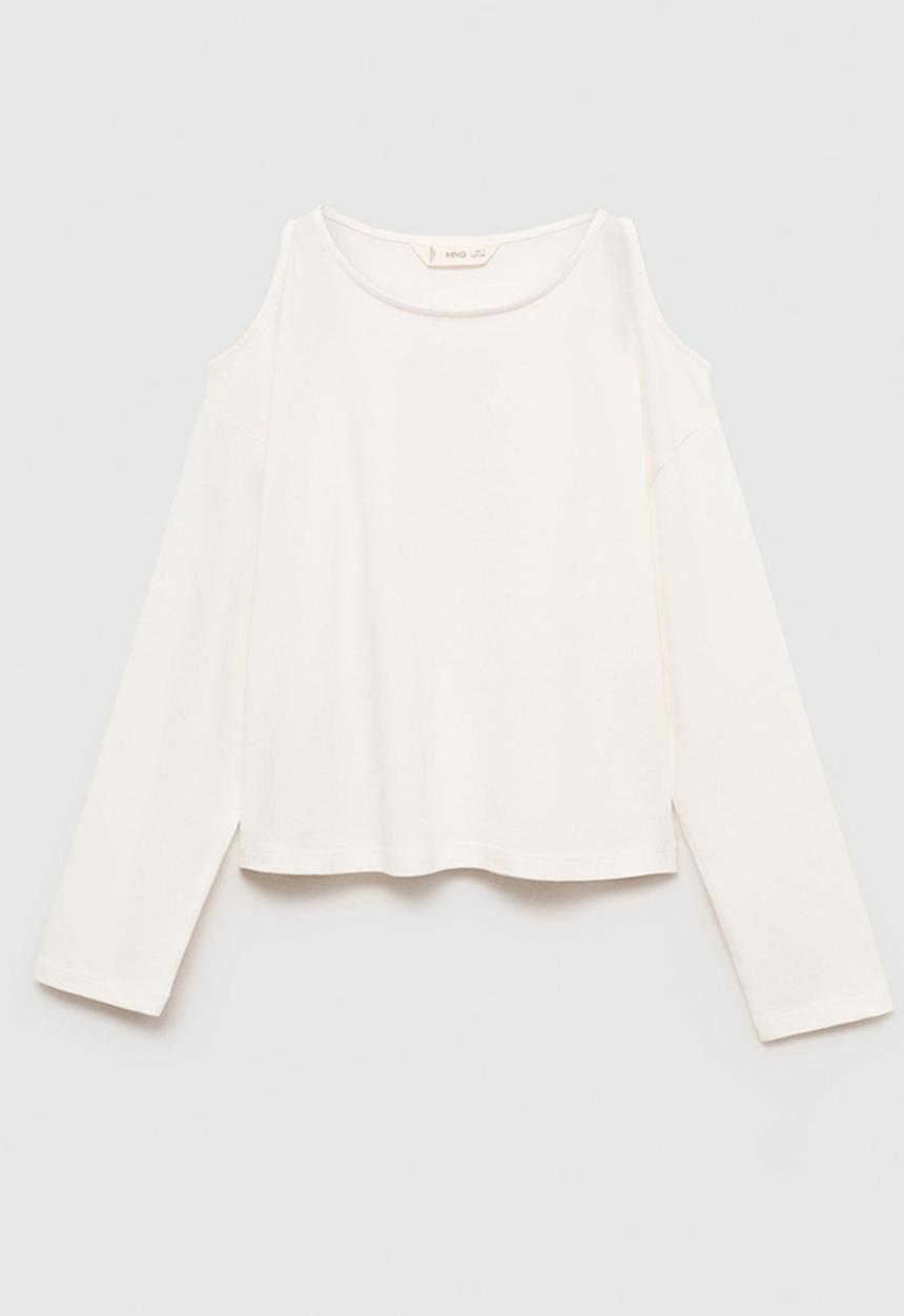 MANGO - T-shirt mila - natural