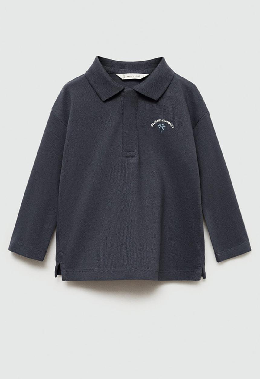 MANGO - Polo shirt bones - dark grey