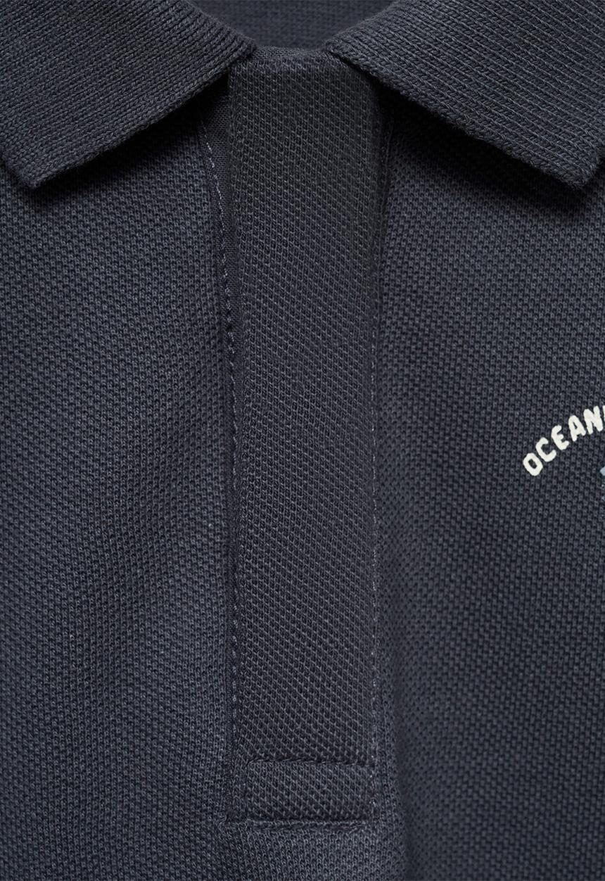 MANGO - Polo shirt bones - dark grey