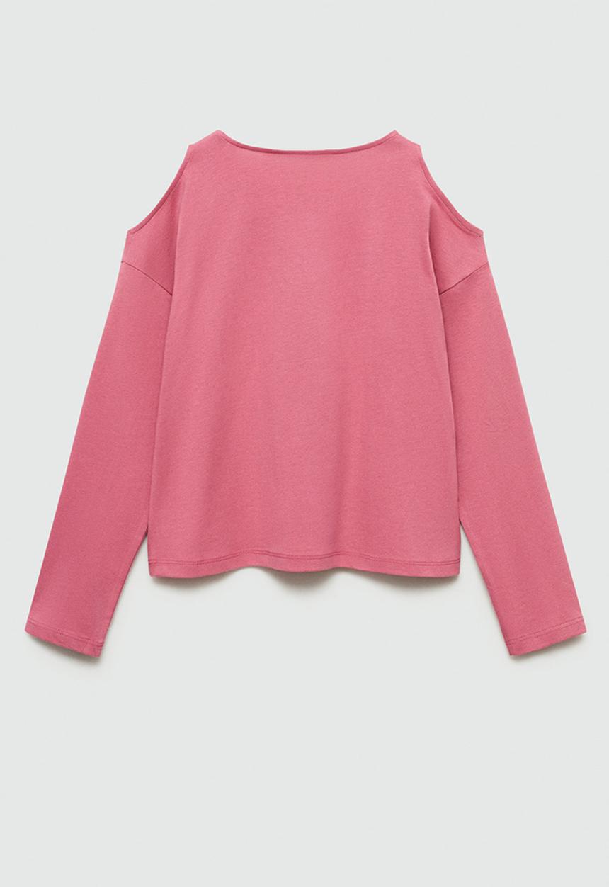 MANGO - T-shirt mila - medium pink