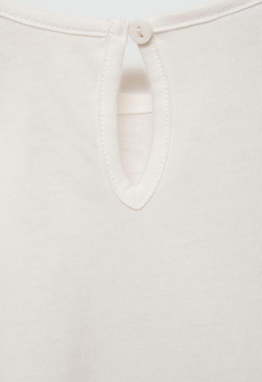 MANGO - T-shirt italy - natural