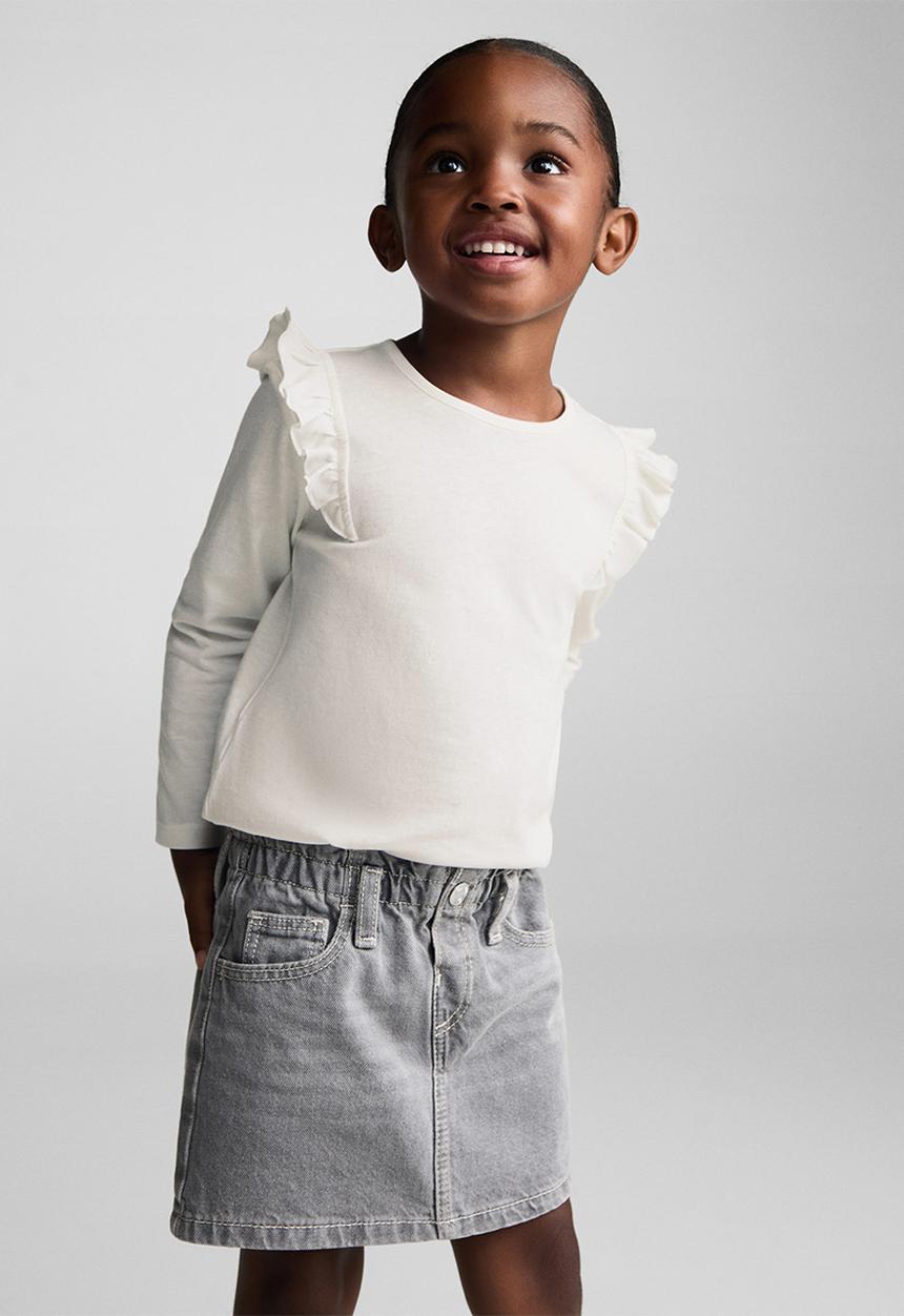 MANGO - T-shirt italy - natural