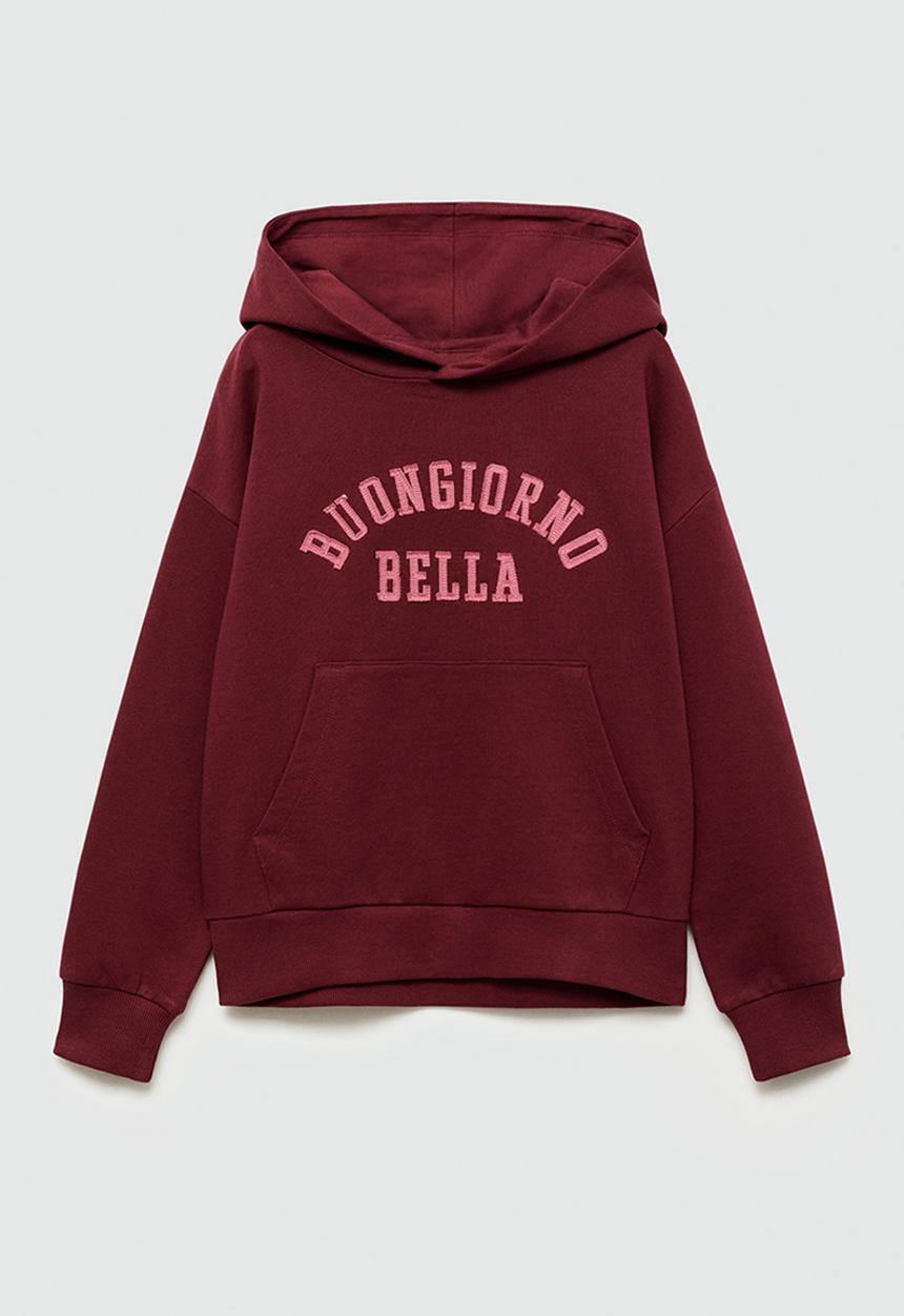 MANGO - Sweatshirt bella - dark red