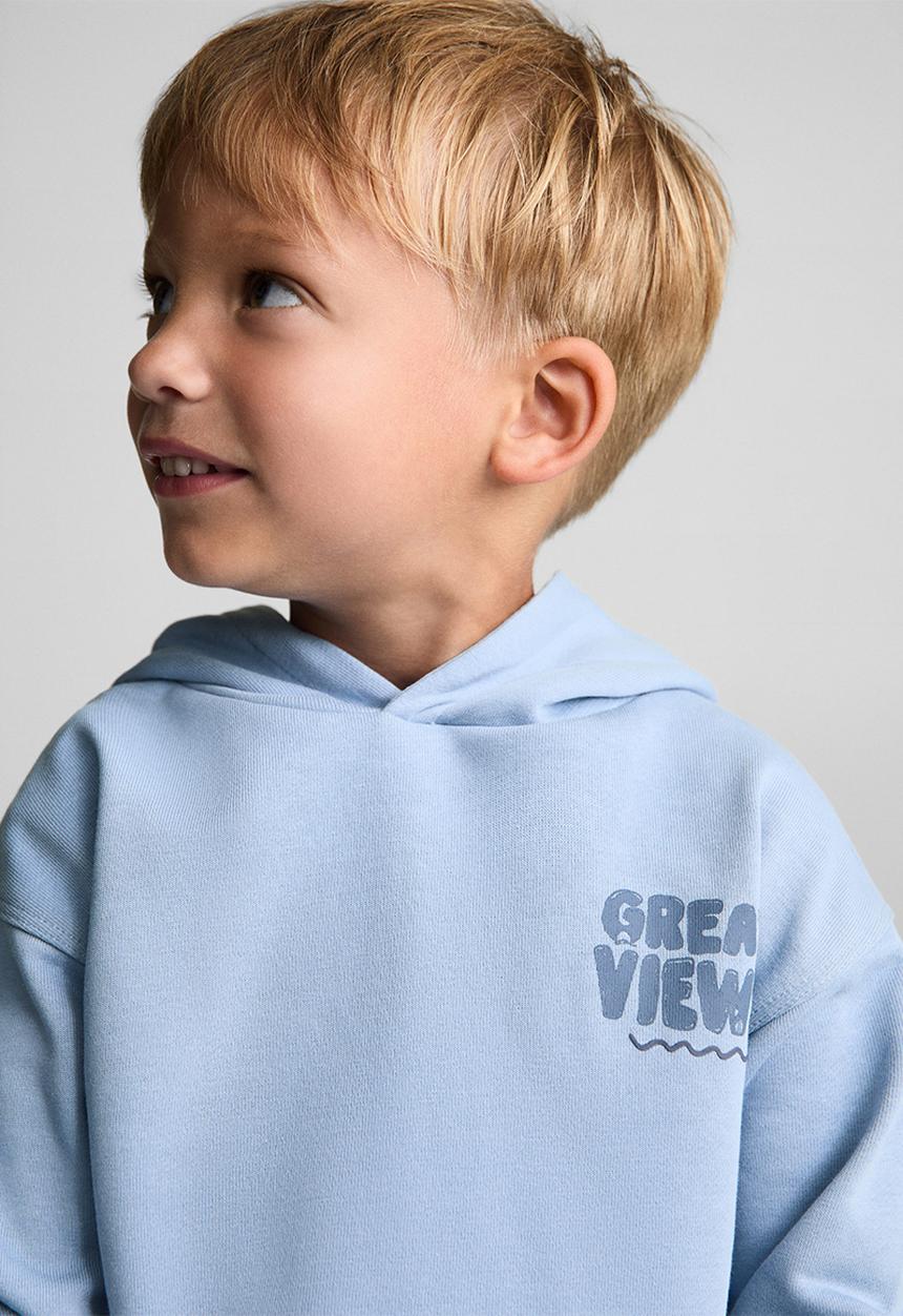 MANGO - Sweatshirt road - medium blue