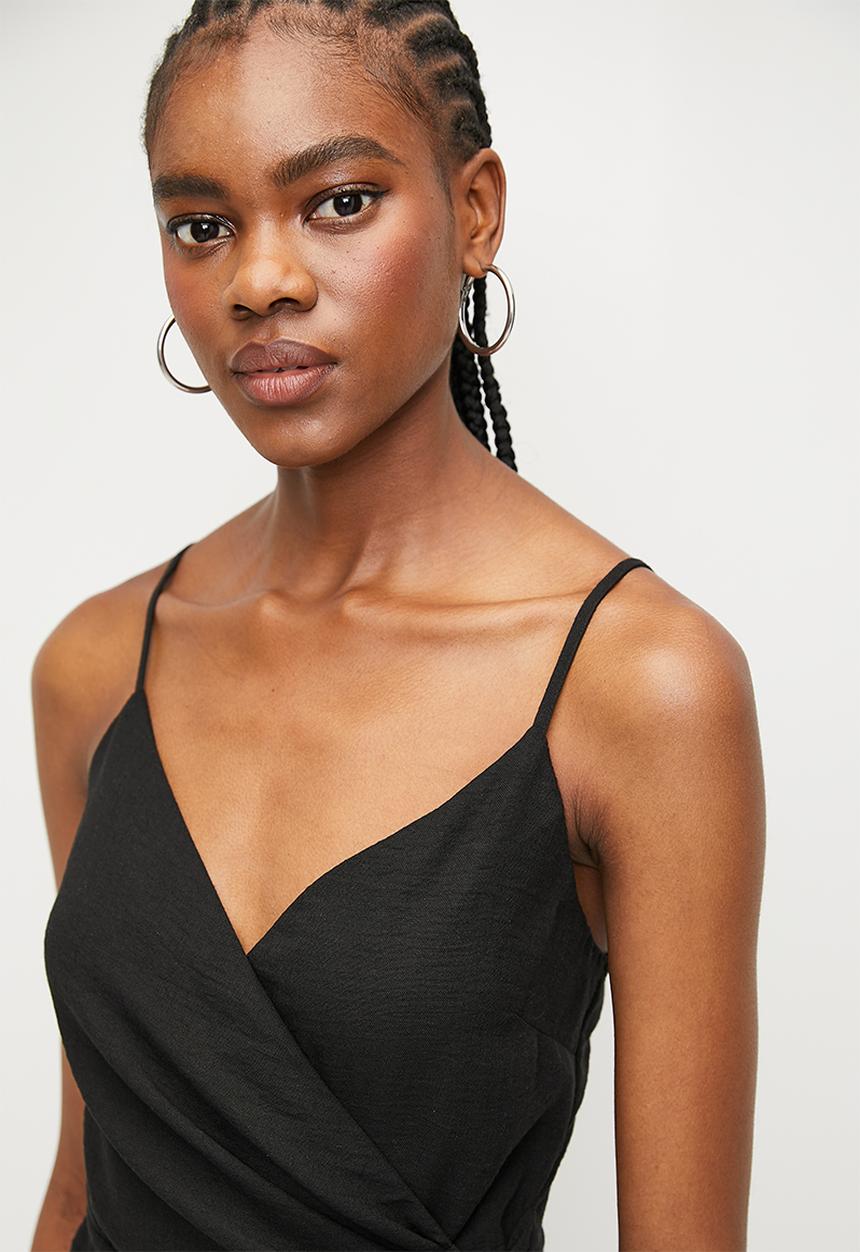 Superbalist - Mini Wrap Dress - Black
