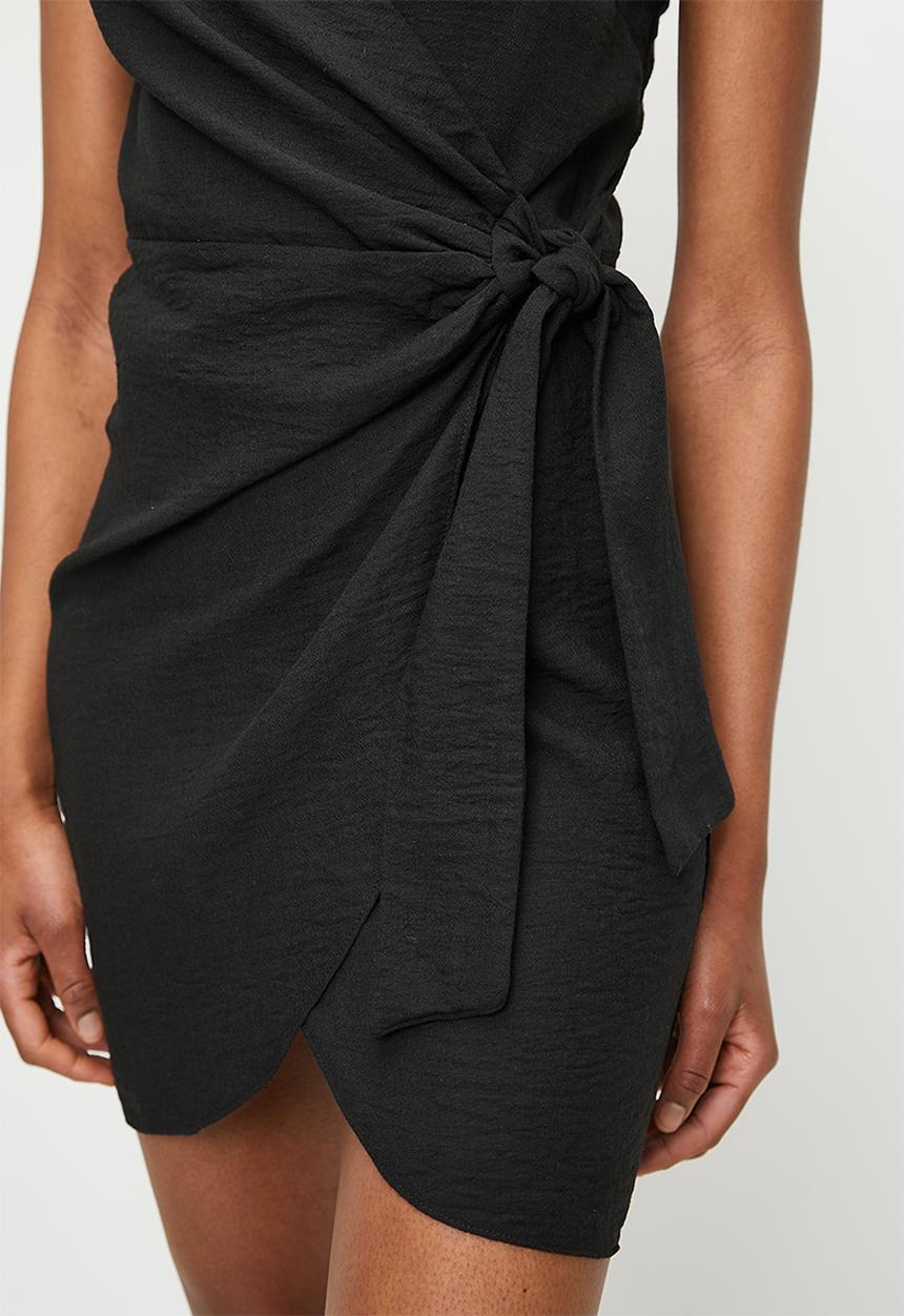 Superbalist - Mini Wrap Dress - Black