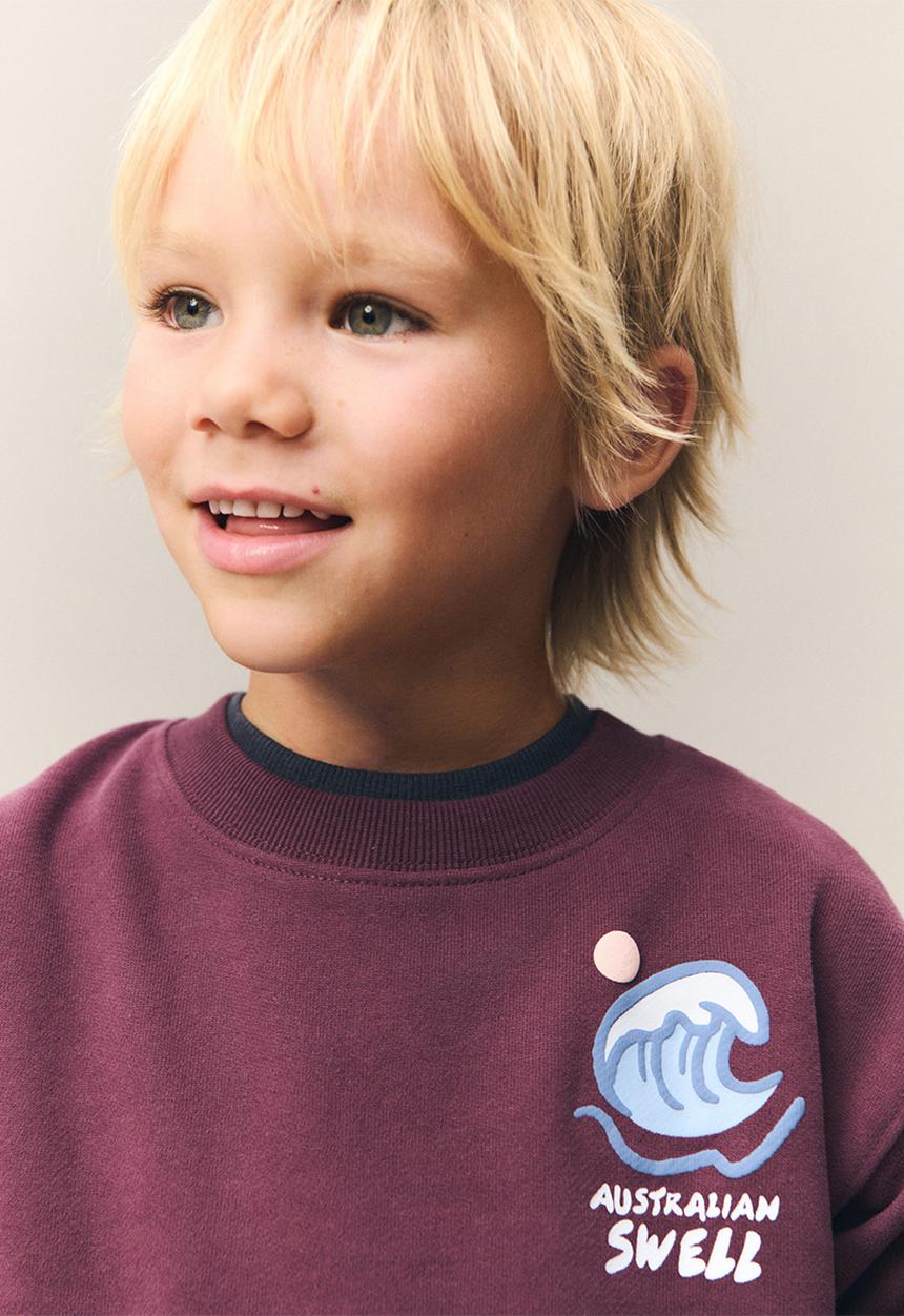 MANGO - Sweatshirt coast - dark red