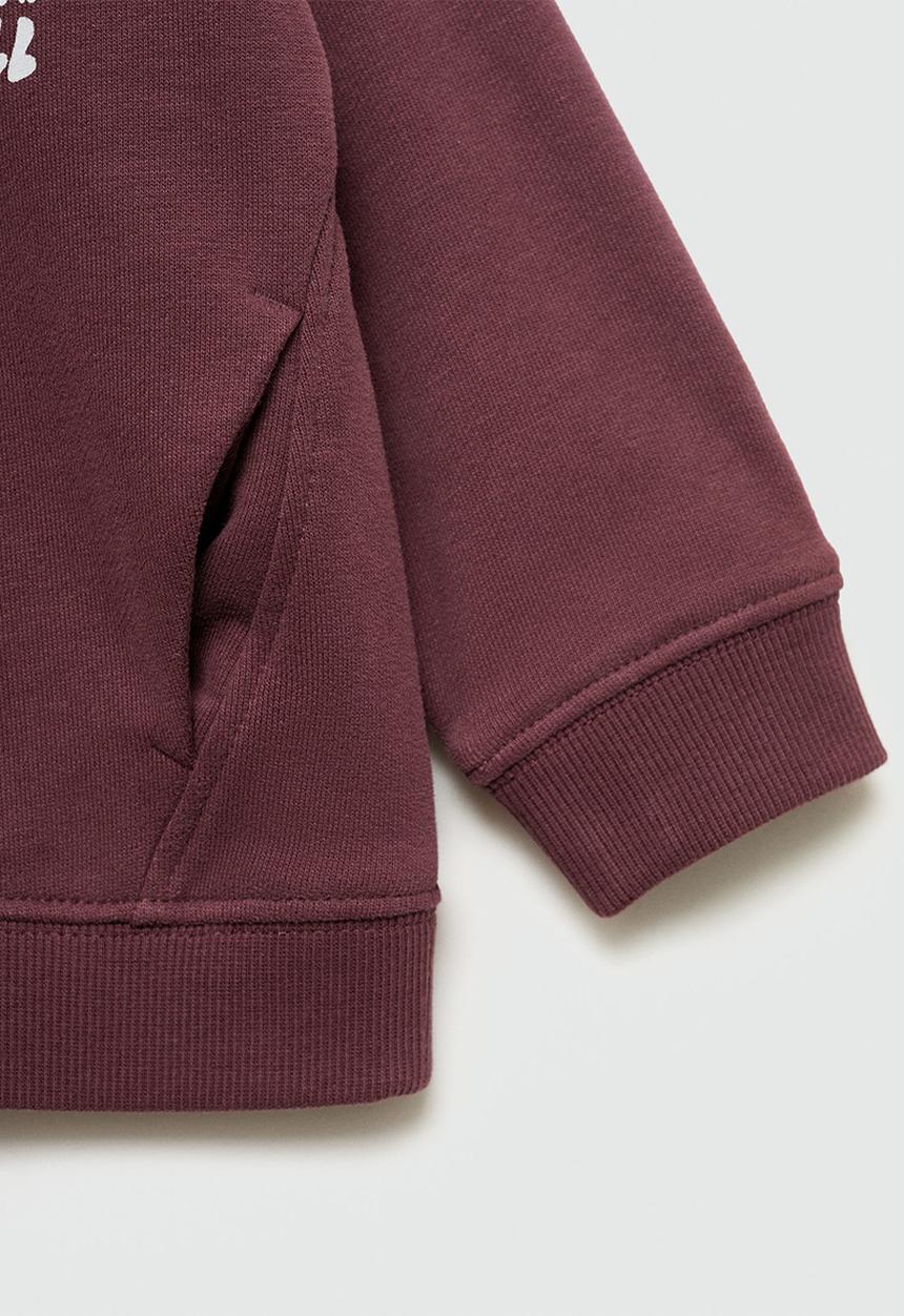 MANGO - Sweatshirt coast - dark red