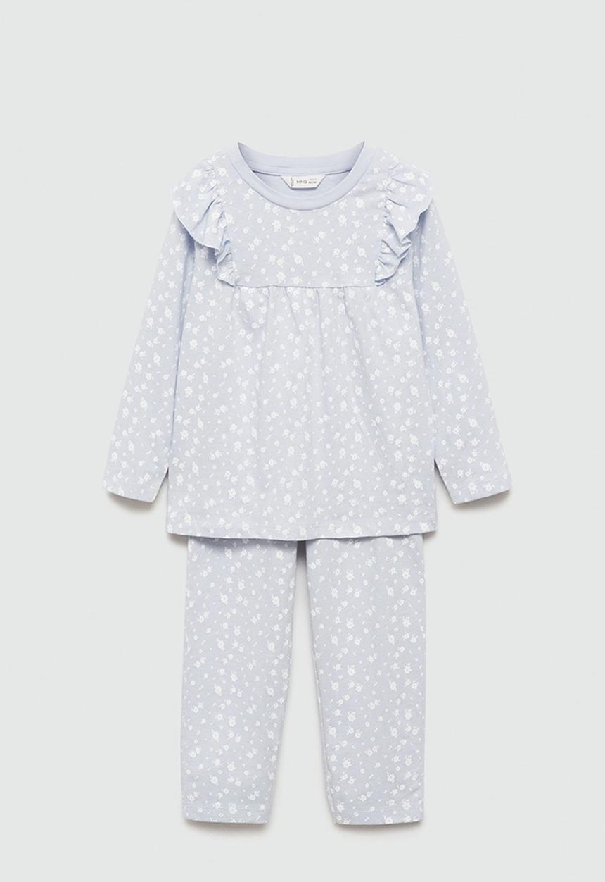 MANGO - Pyjamas flori - light/pastel blue