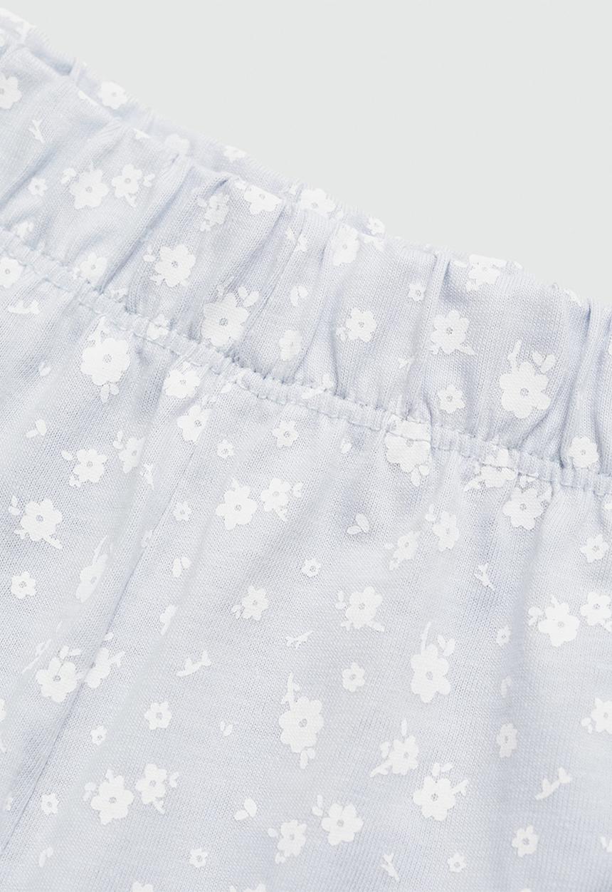 MANGO - Pyjamas flori - light/pastel blue