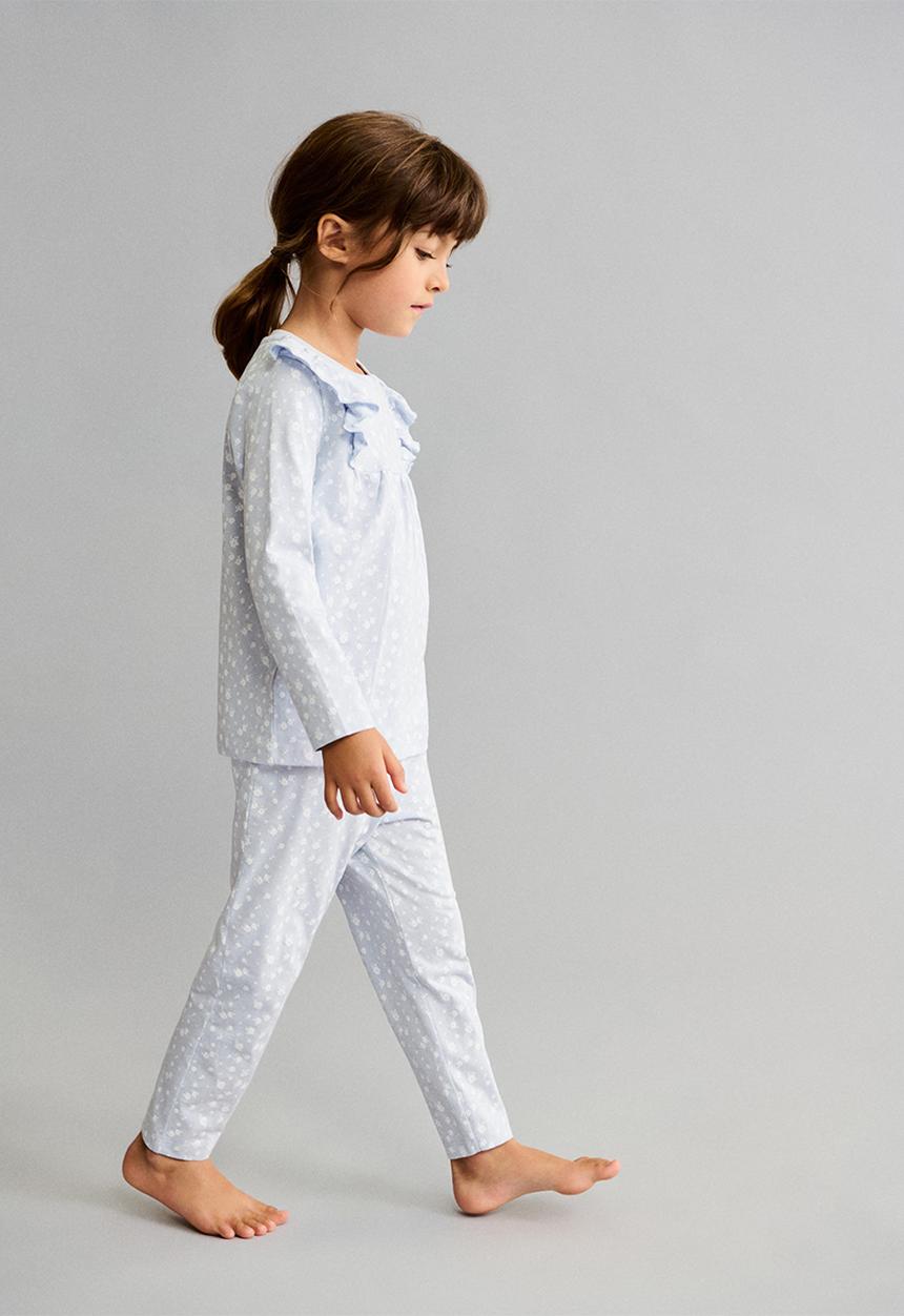 MANGO - Pyjamas flori - light/pastel blue