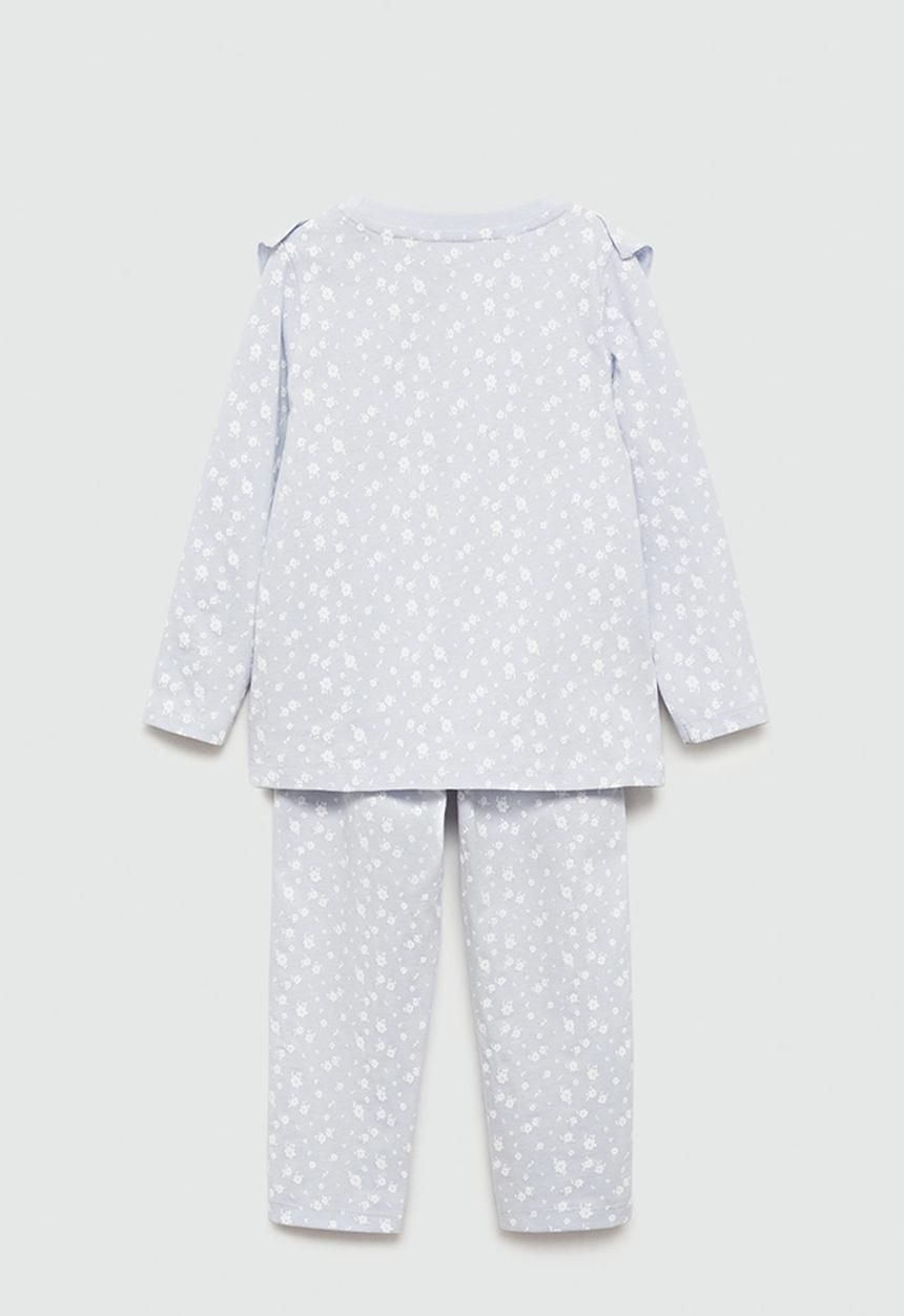 MANGO - Pyjamas flori - light/pastel blue