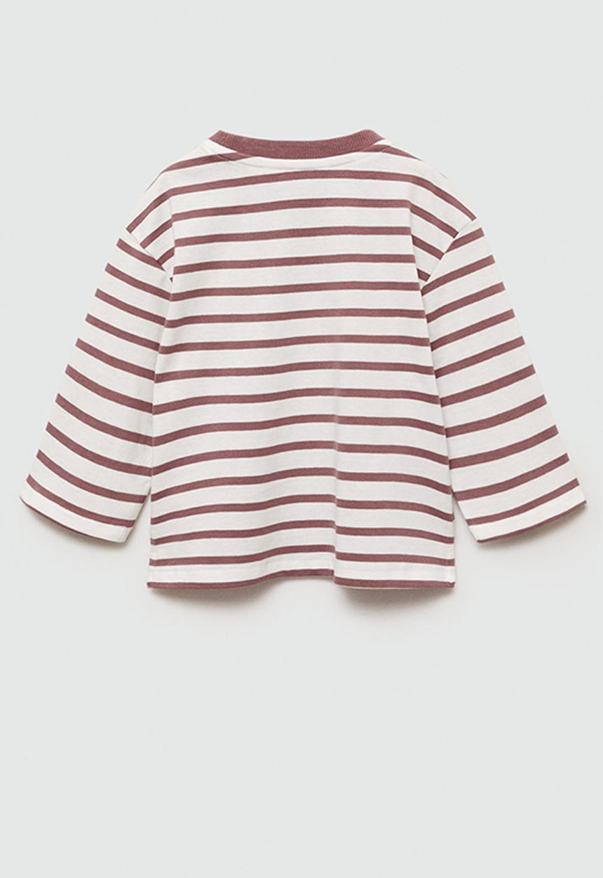 MANGO - T-shirt veleta - dark red