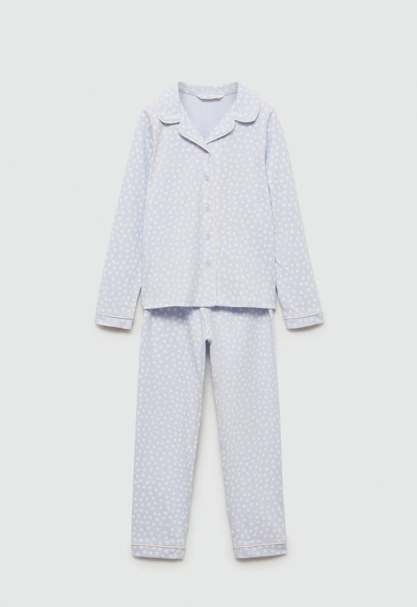 MANGO - Pyjamas flores - light/pastel blue