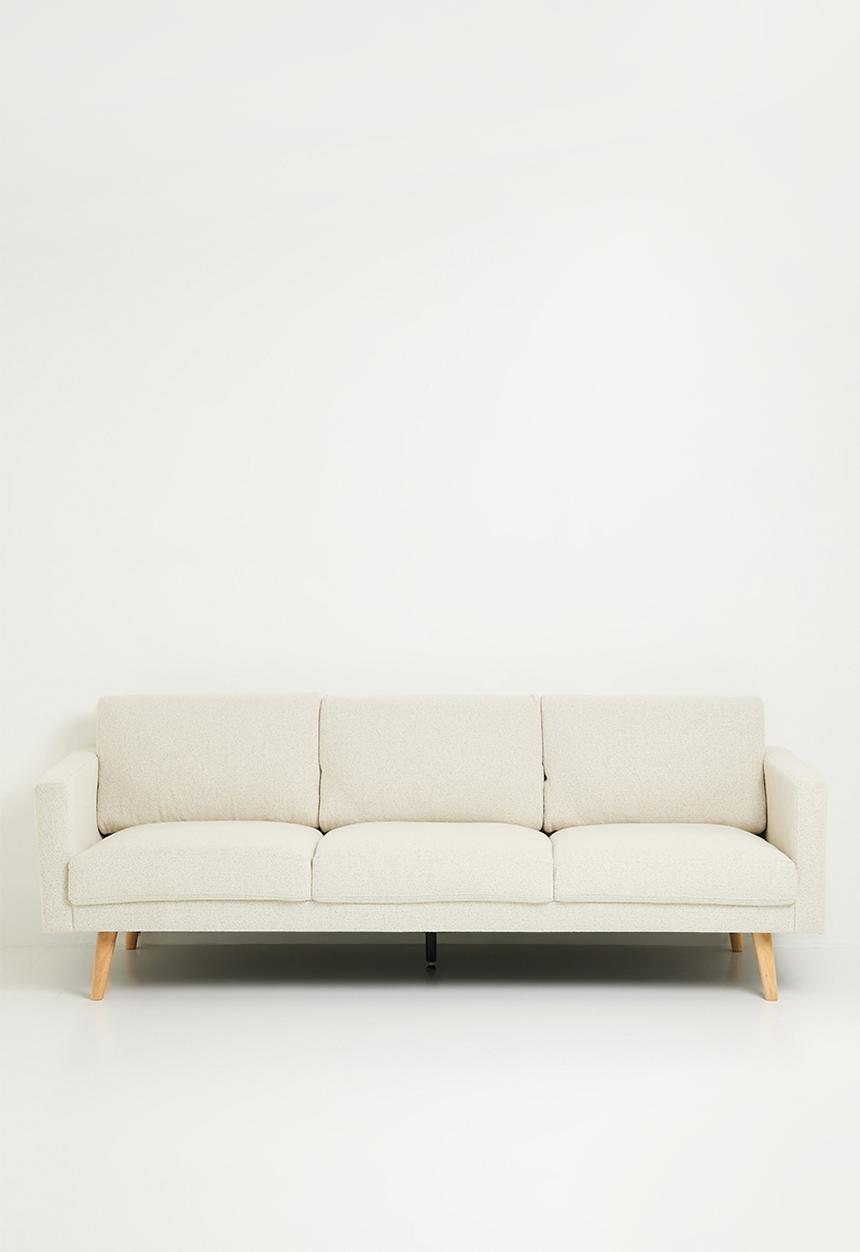 Sixth Floor - Stella 3 seater - cream monza