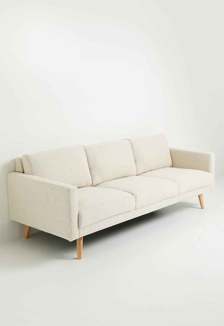 Sixth Floor - Stella 3 seater - cream monza