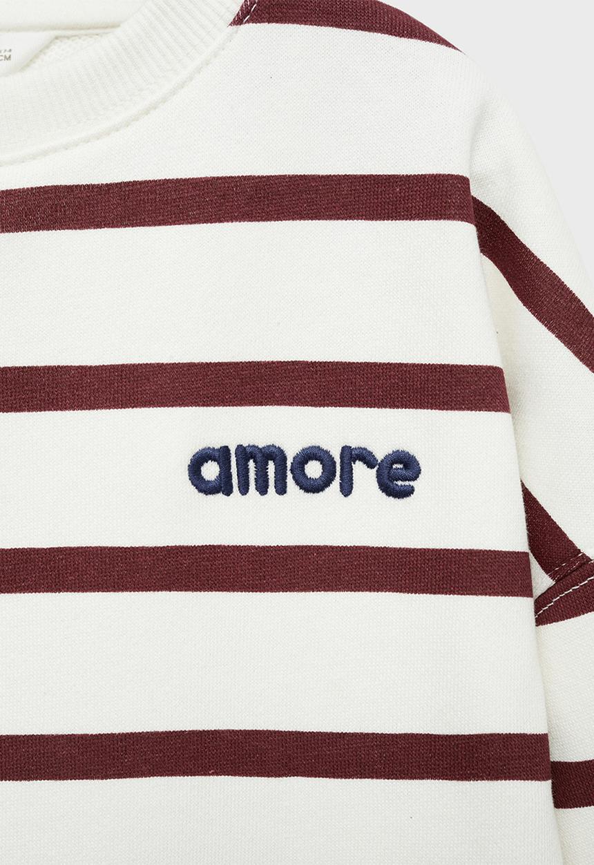 MANGO - Sweatshirt amore - natural