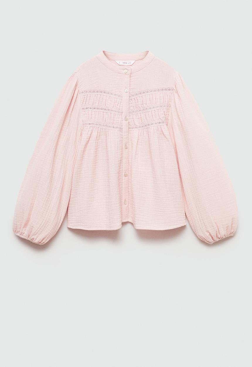 MANGO - Blouse chiara - pink