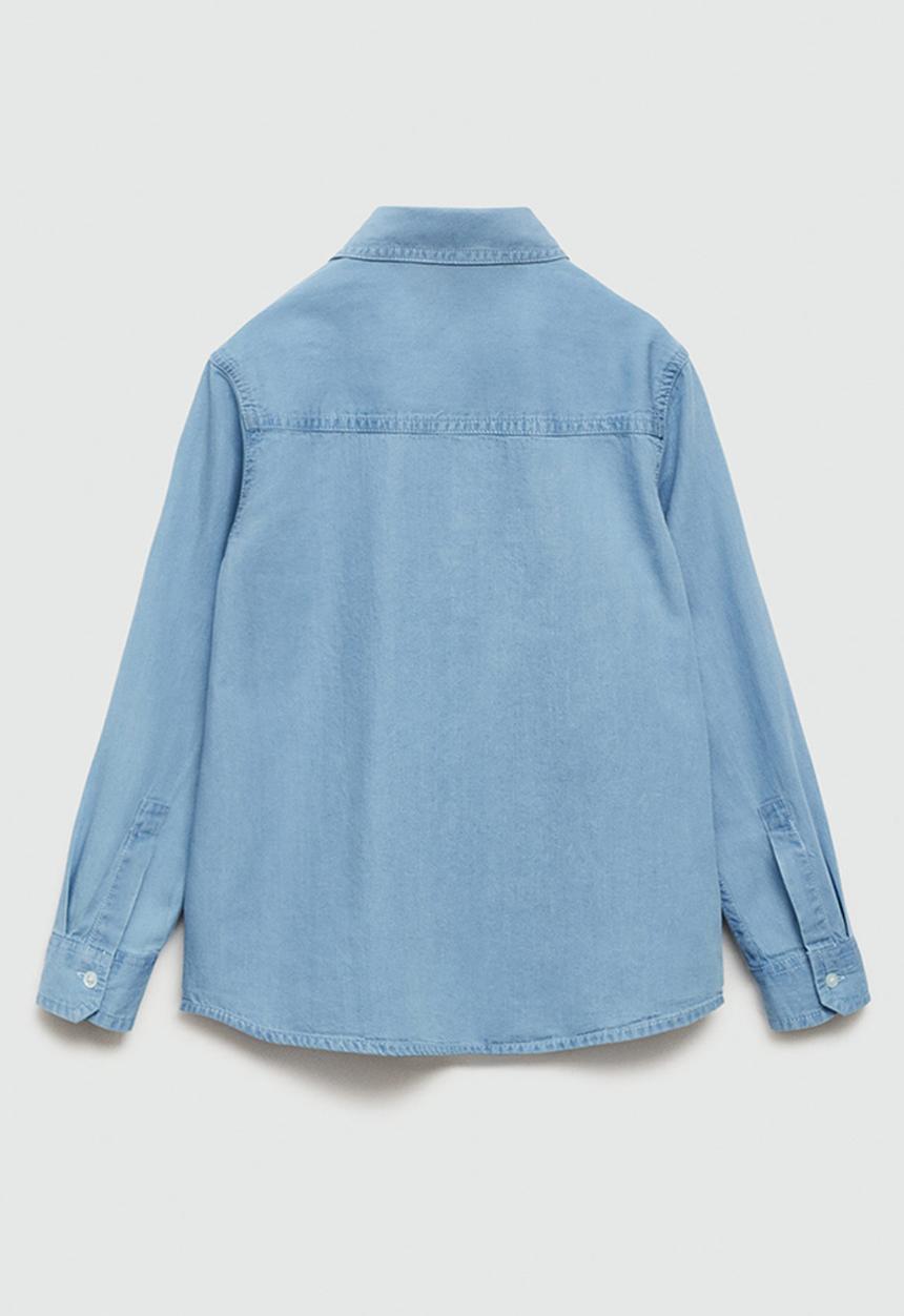 MANGO - Shirt joan - open blue