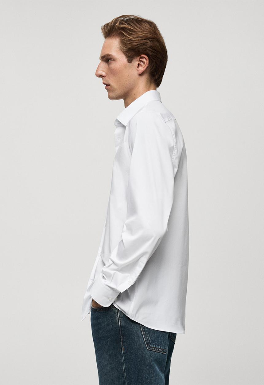 MANGO - Shirt play - white