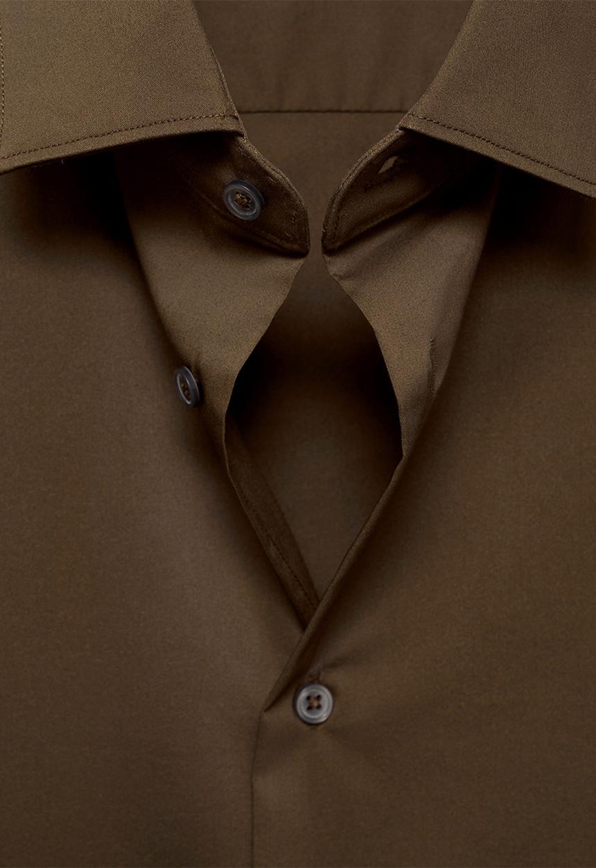 MANGO - Shirt play - brown